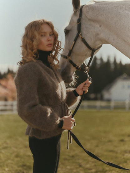 LORAYA - Veste Douceur Ivoire