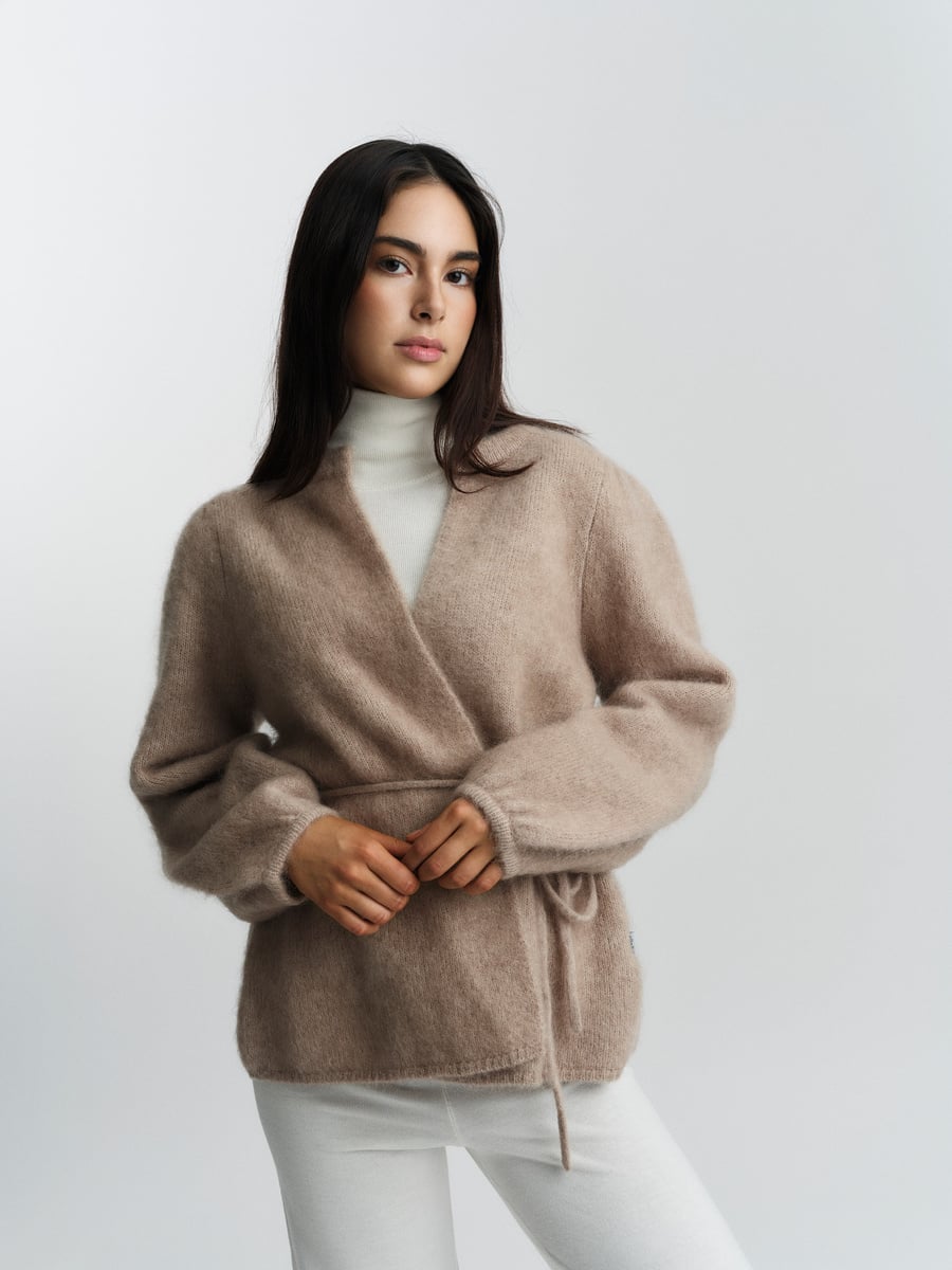 LORAYA - Veste Douceur Ivoire