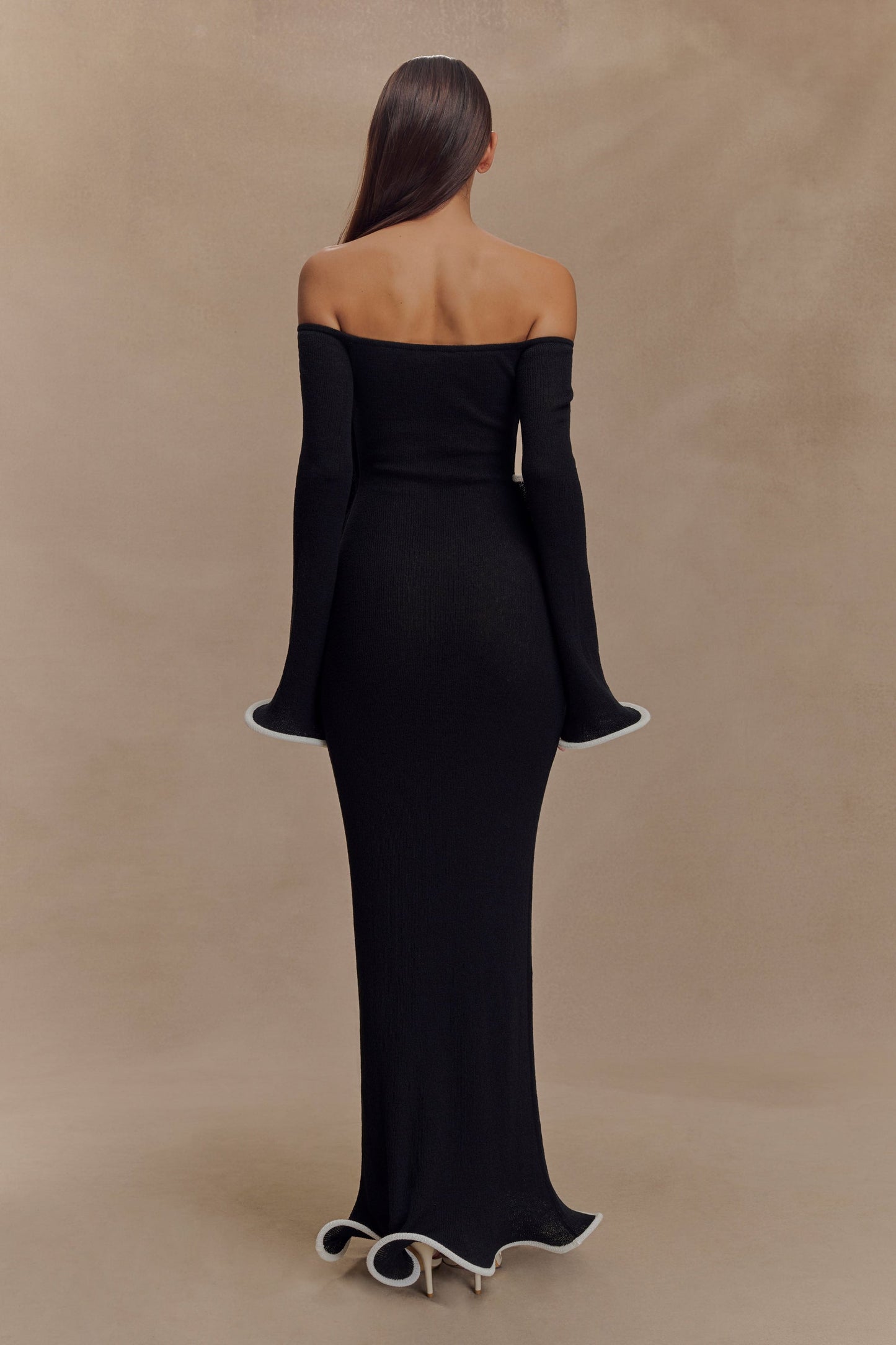 LORAYA -  Robe longue en maille