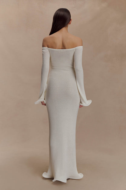 LORAYA -  Robe longue en maille