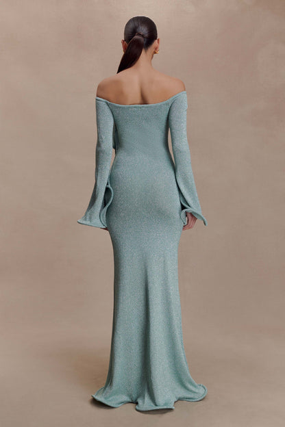 LORAYA -  Robe longue en maille