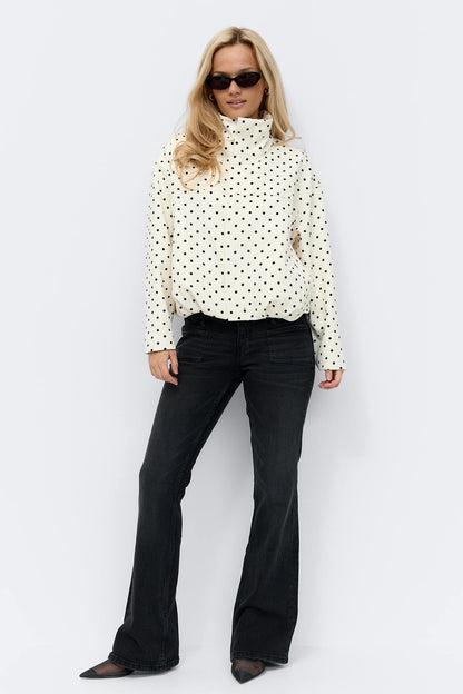 LORAYA - High neck dot jacket