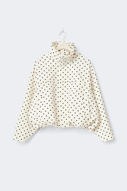 LORAYA - High neck dot jacket