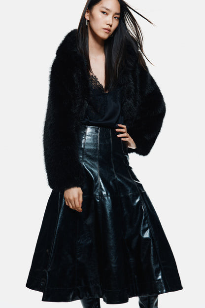 LORAYA - Manteau en Fourrure