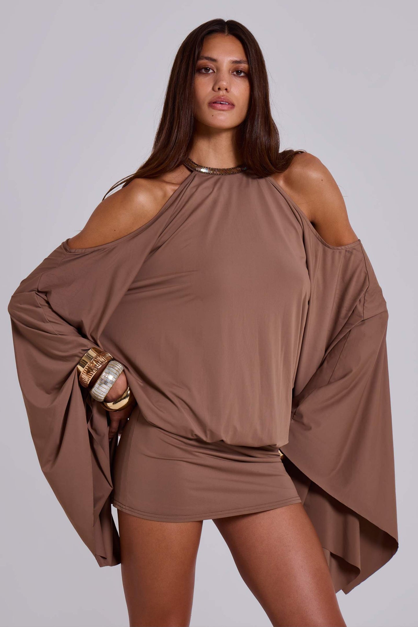 LORAYA - Ilaya butterfly mini dress