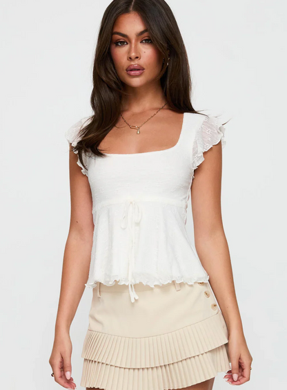 LORAYA ⎹ Deugh Frill Top