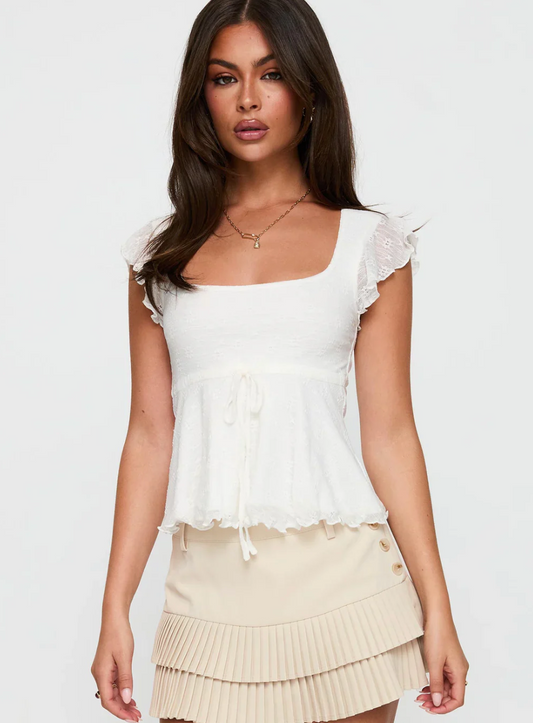 LORAYA ⎹ Deugh Frill Top