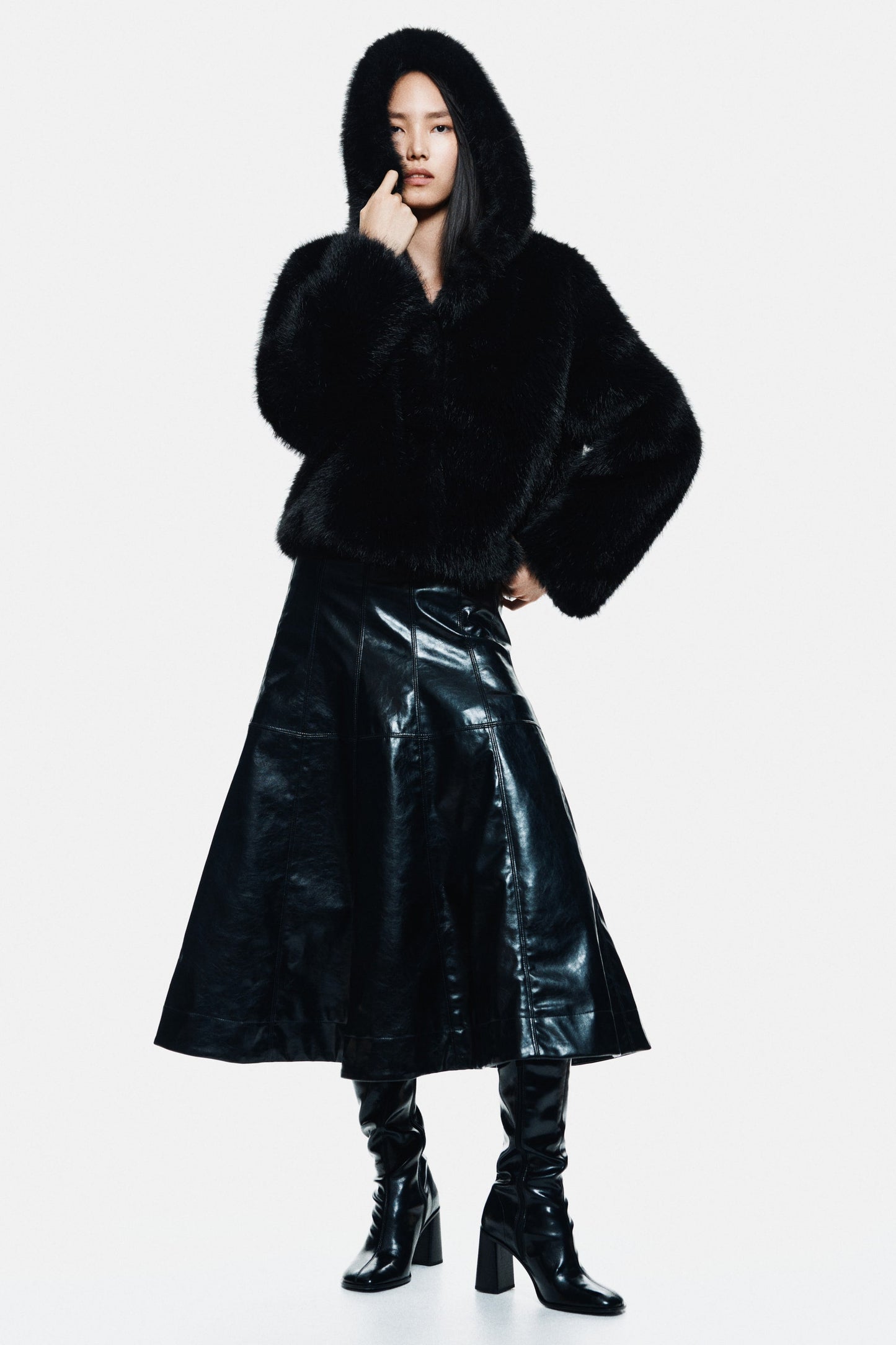 LORAYA - Manteau en Fourrure