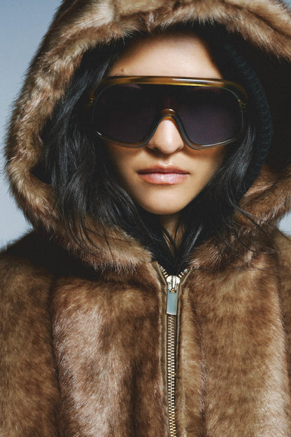 LORAYA - Manteau en Fourrure